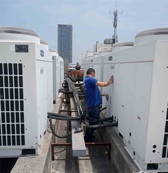 三门峡中央空调制热和不制冷系统维修方法